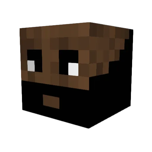 bigheadieone Minecraft avatar head, 3D render