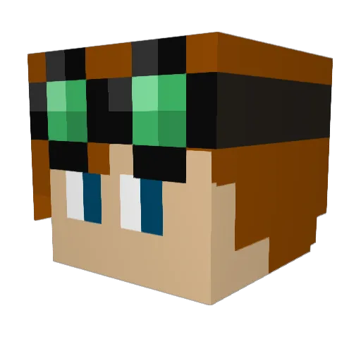 bighenry468 Minecraft avatar head, 3D render