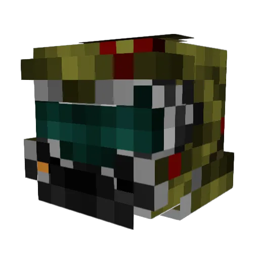 bighomie445 Minecraft avatar head, 3D render