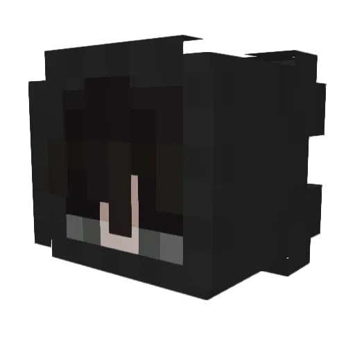 bighoodies Minecraft avatar head, 3D render