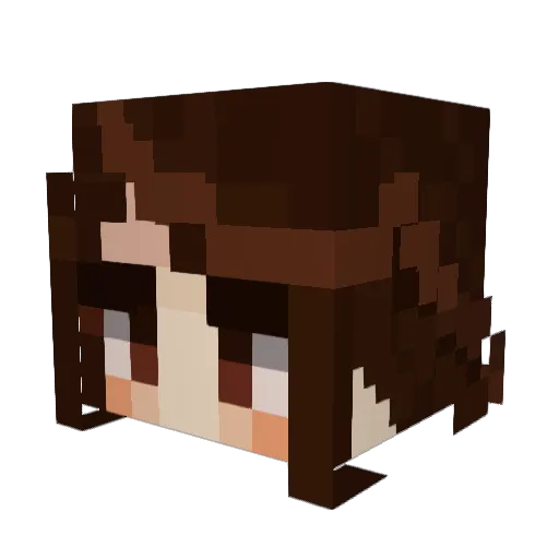 bigkids345 Minecraft avatar head, 3D render