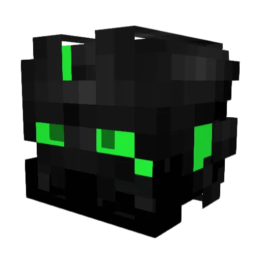 biglu Minecraft avatar head, 3D render