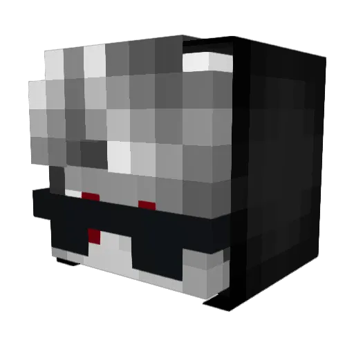 bigmac_2 Minecraft avatar head, 3D render