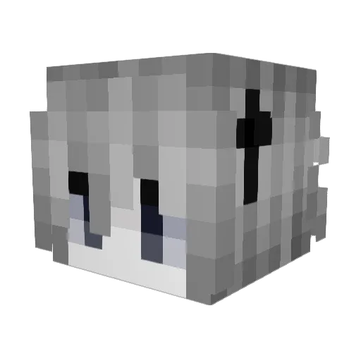 bigmala Minecraft avatar head, 3D render