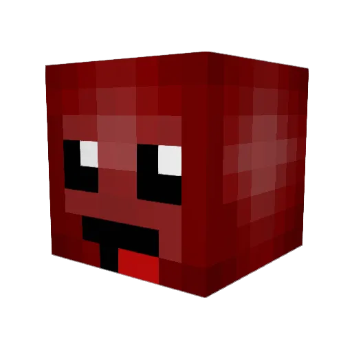 bigman6996 Minecraft avatar head, 3D render