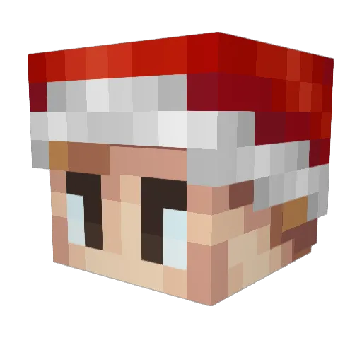 bigman7305 Minecraft avatar head, 3D render