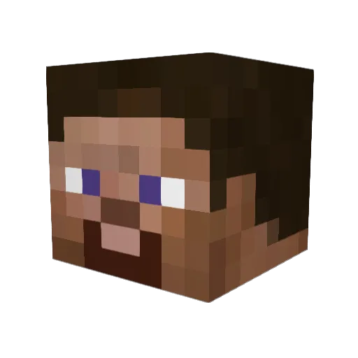 bigman801 Minecraft avatar head, 3D render