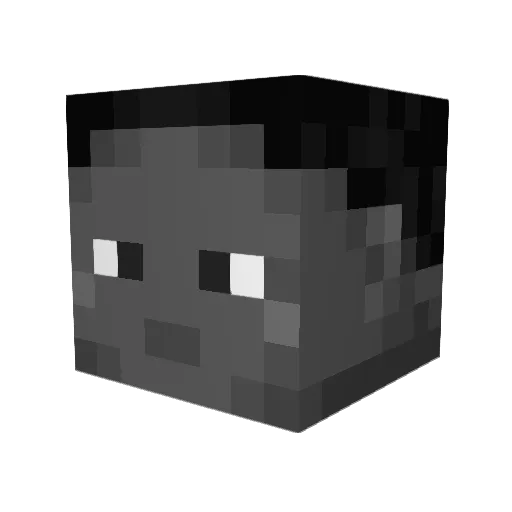 bigmanpp12 Minecraft avatar head, 3D render