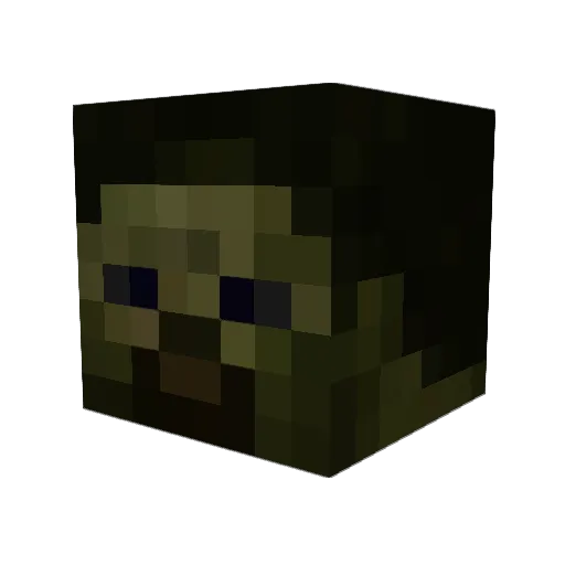 bigmax310 Minecraft avatar head, 3D render