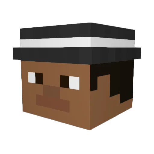 bigmb Minecraft avatar head, 3D render