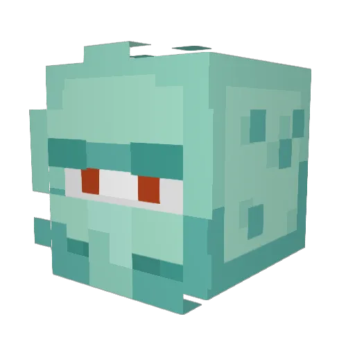bigmeatbandit Minecraft avatar head, 3D render