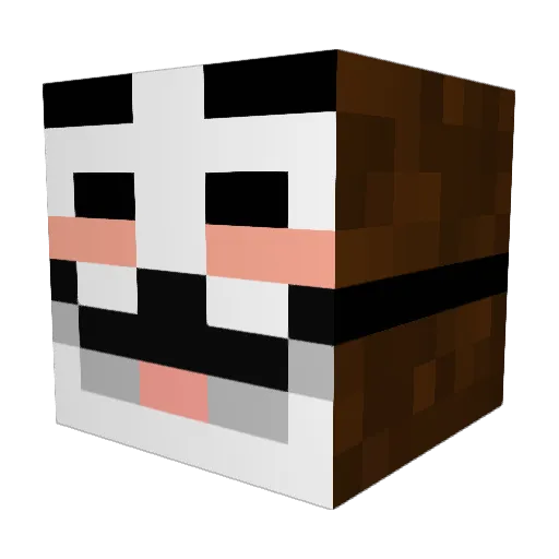 bigmichael Minecraft avatar head, 3D render
