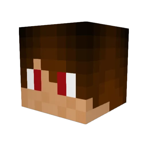 bigmike54321 Minecraft avatar head, 3D render
