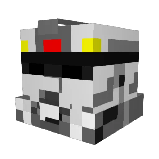 bigmonk1612 Minecraft avatar head, 3D render