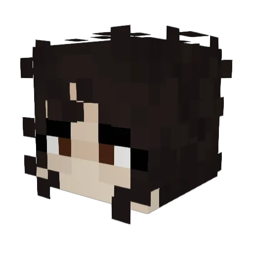 bigpen15guyy Minecraft avatar head, 3D render