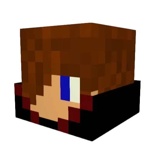 bigpete000 Minecraft avatar head, 3D render