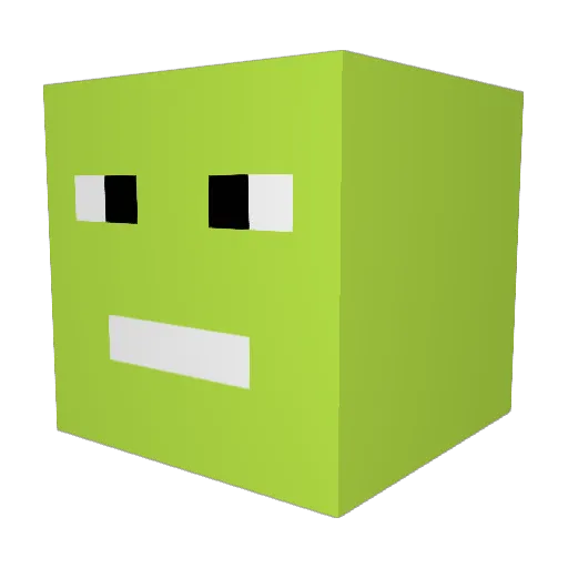 bigphatcooshie Minecraft avatar head, 3D render