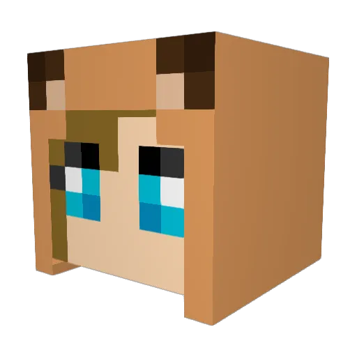 bigpig266 Minecraft avatar head, 3D render