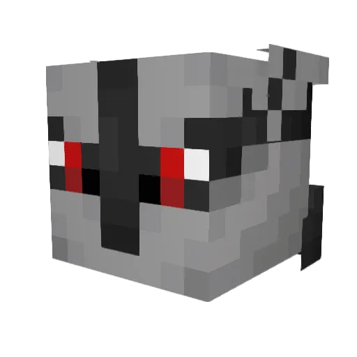 bigpop5 Minecraft avatar head, 3D render