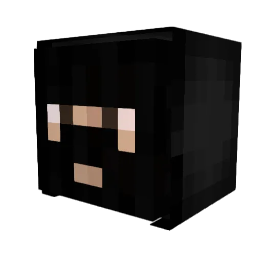 bigpopswon Minecraft avatar head, 3D render