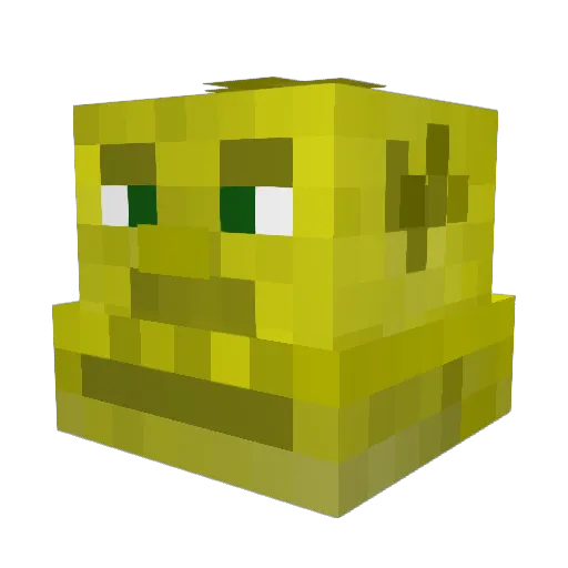 bigrad69 Minecraft avatar head, 3D render