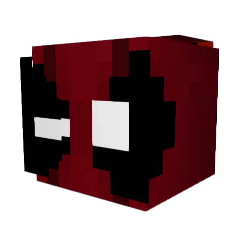 bigramos77 Minecraft avatar head, 3D render