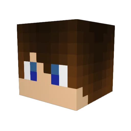 bigseimen3 Minecraft avatar head, 3D render
