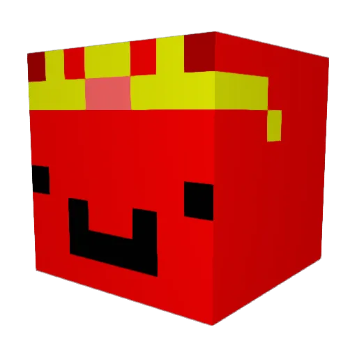 bigshow1232 Minecraft avatar head, 3D render