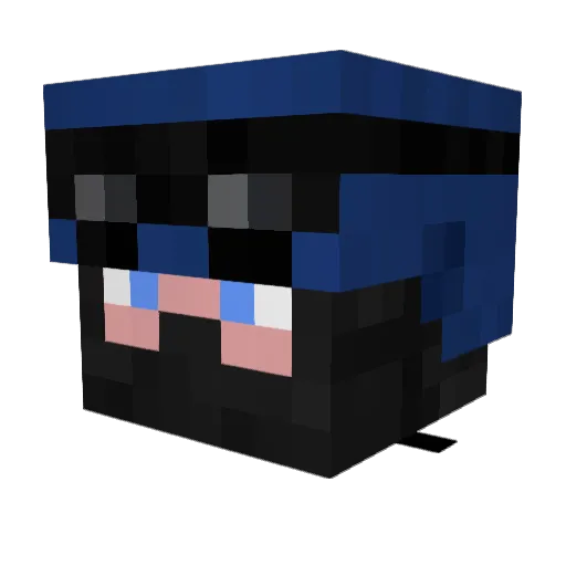 bigsiben Minecraft avatar head, 3D render
