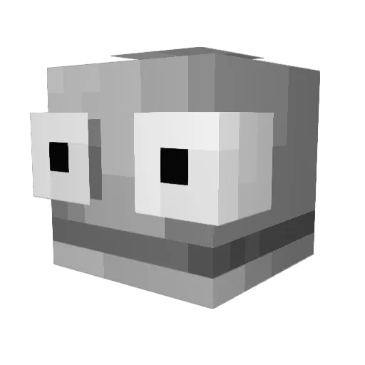 bigspanker Minecraft avatar head, 3D render