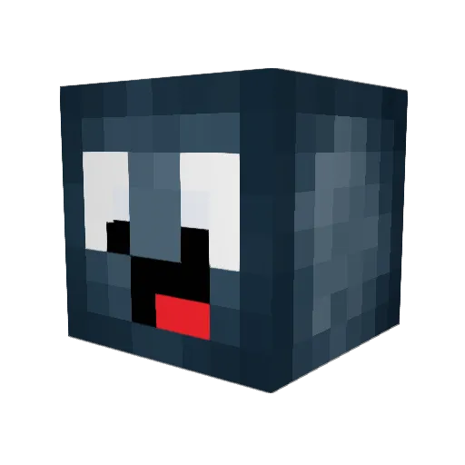 bigsquid12 Minecraft avatar head, 3D render