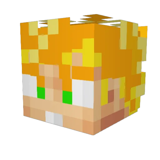 bigsteve21990 Minecraft avatar head, 3D render