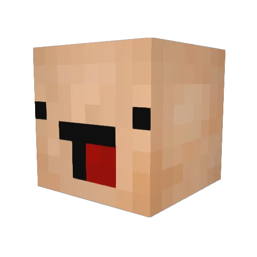bigtimmy111 Minecraft avatar head, 3D render