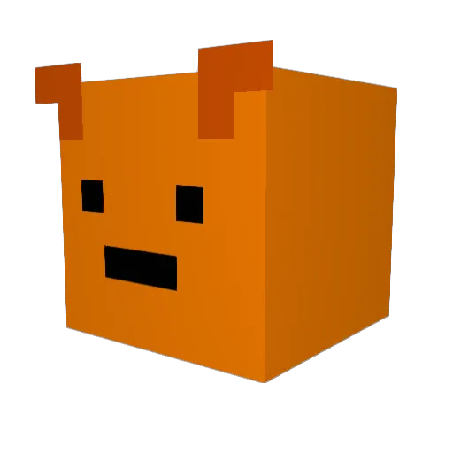 bigtoevin Minecraft avatar head, 3D render