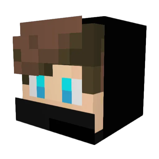 bigturd2 Minecraft avatar head, 3D render