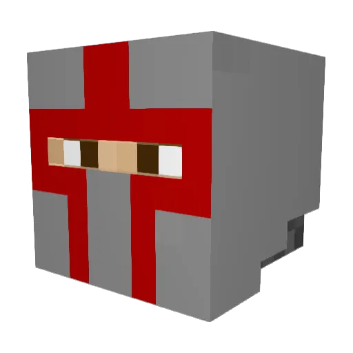 bigv2004 Minecraft avatar head, 3D render