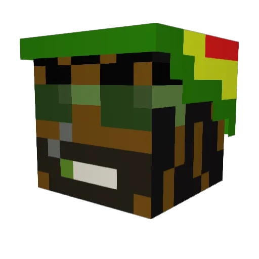 bigwill78 Minecraft avatar head, 3D render