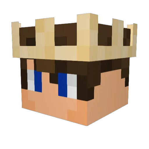bigwilliepez Minecraft avatar head, 3D render