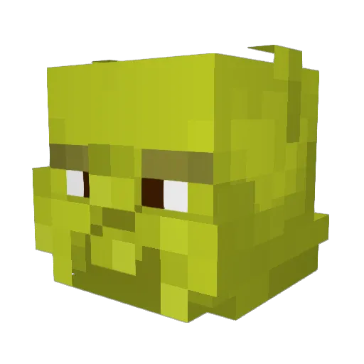 bigwilly101 Minecraft avatar head, 3D render