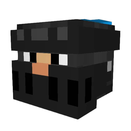 bigyeetfoot Minecraft avatar head, 3D render