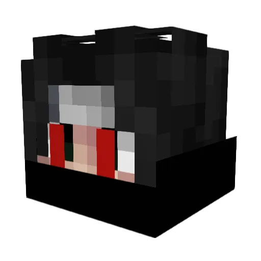 biig_heavy Minecraft avatar head, 3D render