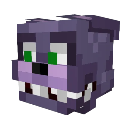 biigkapii Minecraft avatar head, 3D render