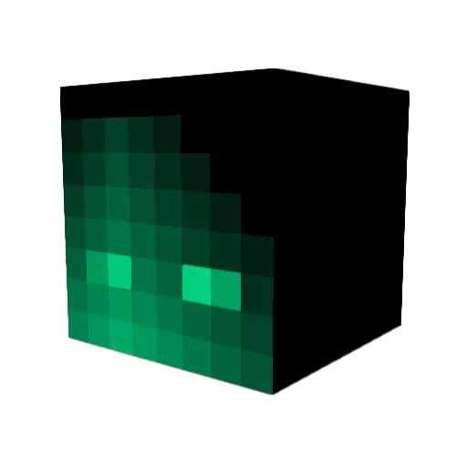 bike_pro Minecraft avatar head, 3D render