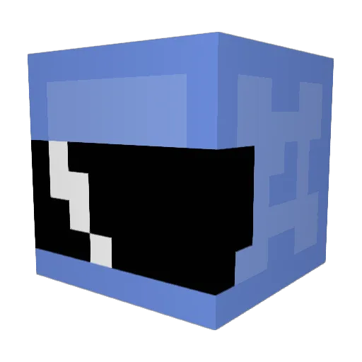 bikkir Minecraft avatar head, 3D render
