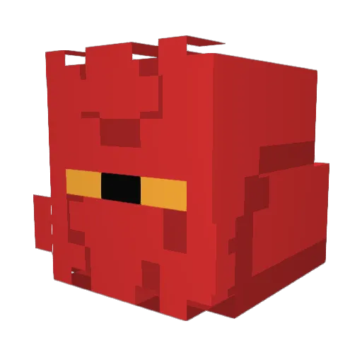 bikkuribako_777 Minecraft avatar head, 3D render