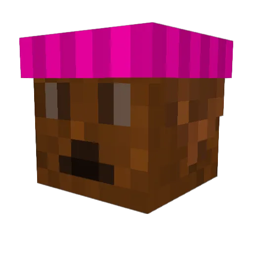 bil0upp Minecraft avatar head, 3D render