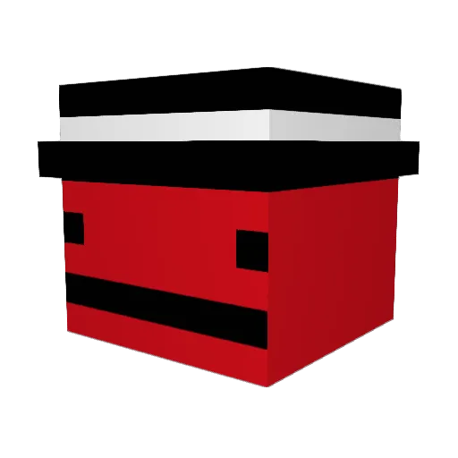 bilalop24 Minecraft avatar head, 3D render
