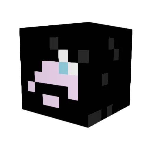 bilj Minecraft avatar head, 3D render