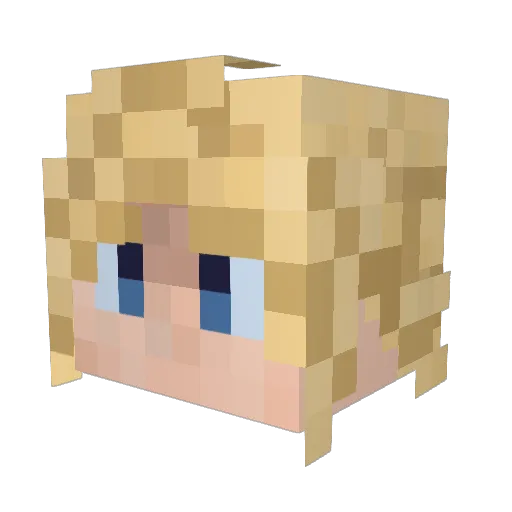 bill0405 Minecraft avatar head, 3D render