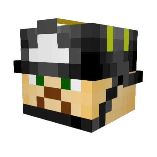 bill197006 Minecraft avatar head, 3D render